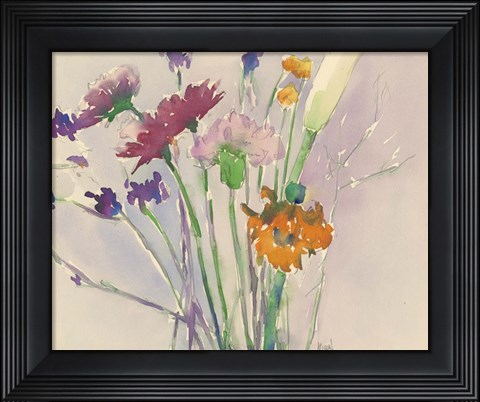 Framed Wild Flower Cuttings Print