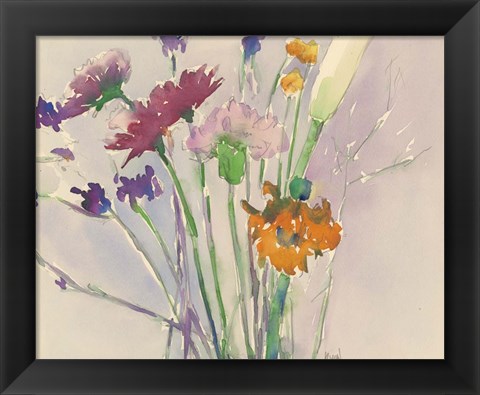 Framed Wild Flower Cuttings Print