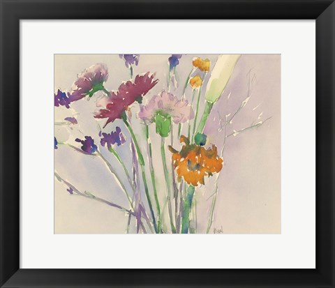 Framed Wild Flower Cuttings Print