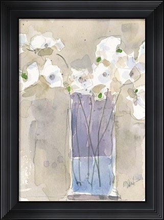 Framed Little Vase I Print