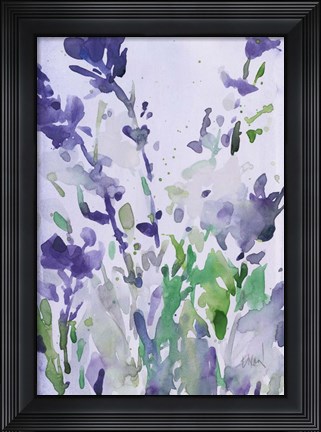 Framed Violet Garden Moment I Print