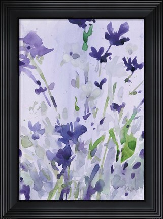 Framed Violet Garden Moment II Print