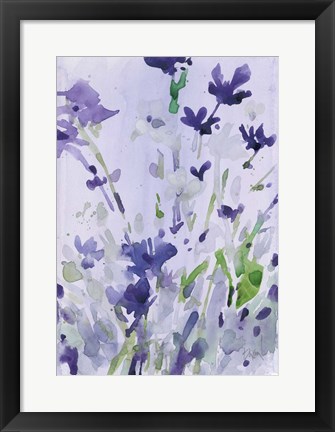 Framed Violet Garden Moment II Print