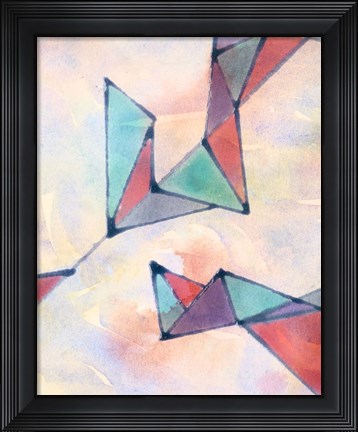 Framed Lucent Shards II Print