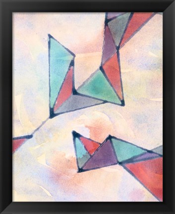 Framed Lucent Shards II Print