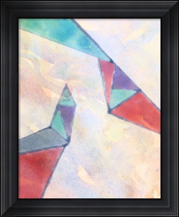 Framed Lucent Shards III Print