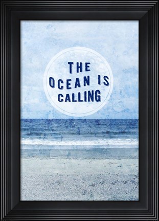 Framed Paradise Sentiment II Print