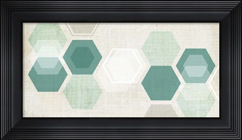 Framed Hex Mobile I Print