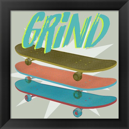 Framed SK8R I Print