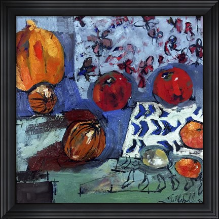 Framed Apple Composition Print