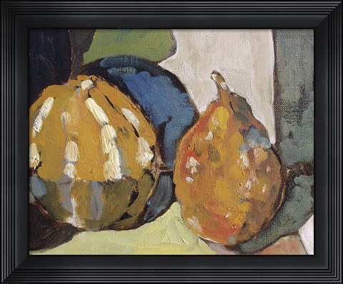 Framed Pumpkin Still Life II Print