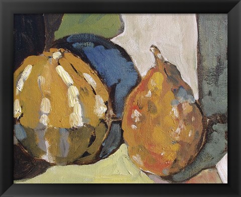 Framed Pumpkin Still Life II Print