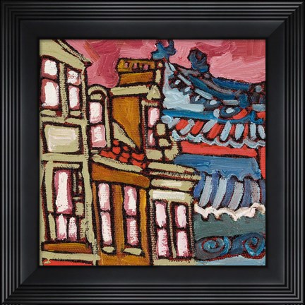Framed Chinatown III Print