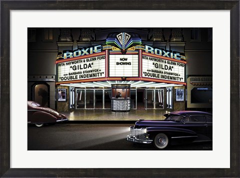 Framed Diners and Cars I Print