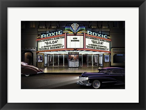 Framed Diners and Cars I Print