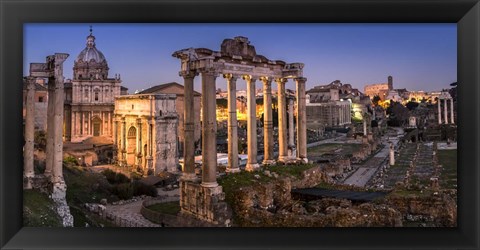 Framed Forum Romanum Rome Print