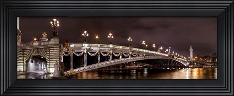 Framed Paris Bridge 3 Print