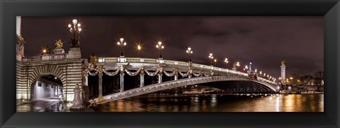 Framed Paris Bridge 3 Print