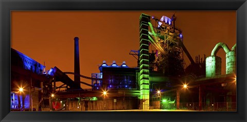 Framed Duisburg Industry Germany 4 Print