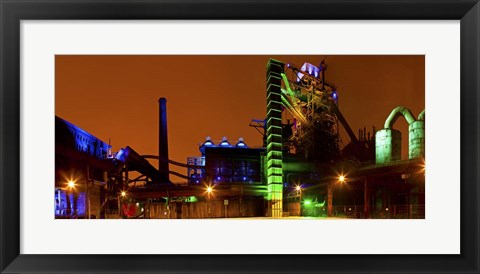 Framed Duisburg Industry Germany 4 Print