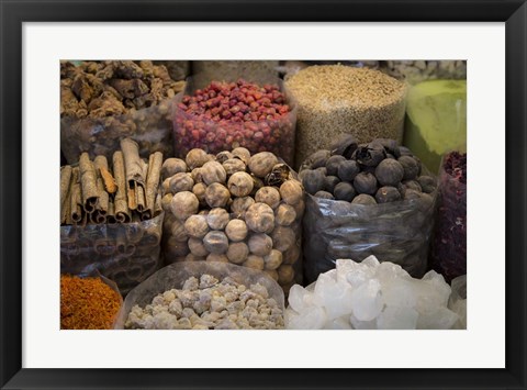 Framed Dubai Spice Market Print