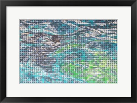 Framed Water Surface 15 Print