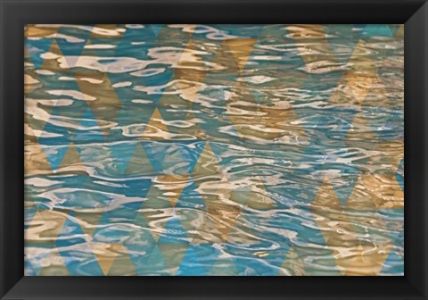 Framed Water Surface 17 Print