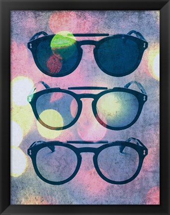 Framed Sunglasses 2 Print