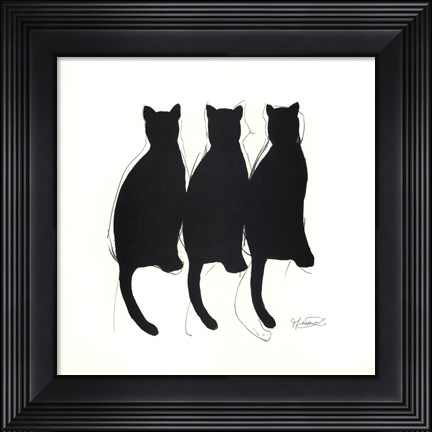 Framed Katzenmusik Print