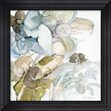 Framed Seaglass Garden III Print