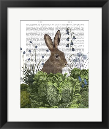 Framed Cabbage Patch Rabbit 2 Print