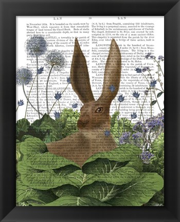 Framed Cabbage Patch Rabbit 5 Print