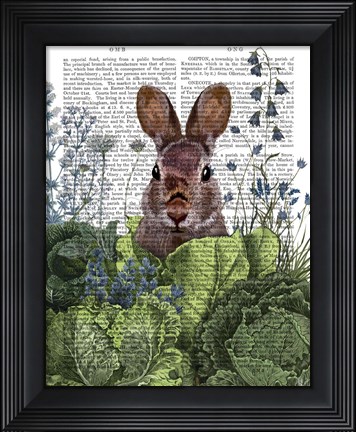 Framed Cabbage Patch Rabbit 6 Print
