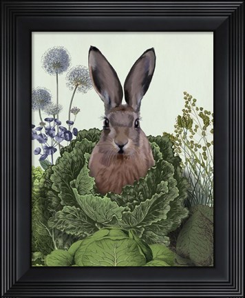 Framed Cabbage Patch Rabbit 1 Print