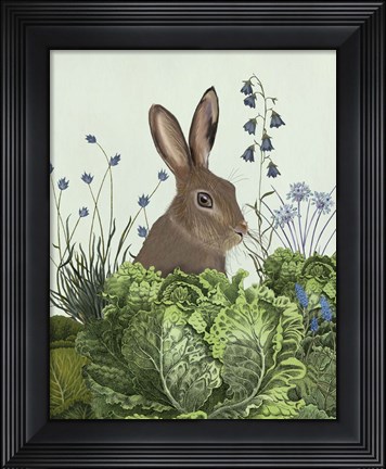 Framed Cabbage Patch Rabbit 2 Print