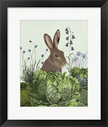 Framed Cabbage Patch Rabbit 2 Print