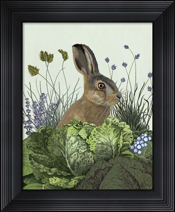 Framed Cabbage Patch Rabbit 3 Print