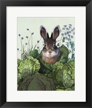 Framed Cabbage Patch Rabbit 4 Print