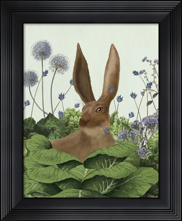 Framed Cabbage Patch Rabbit 5 Print