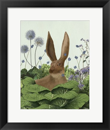 Framed Cabbage Patch Rabbit 5 Print