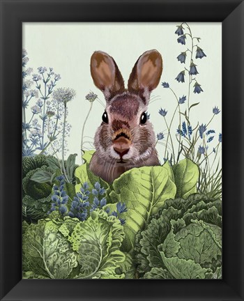 Framed Cabbage Patch Rabbit 6 Print