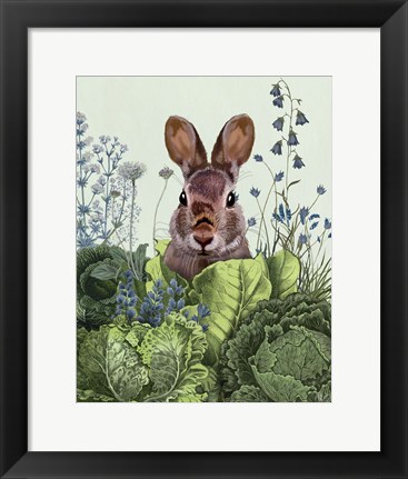 Framed Cabbage Patch Rabbit 6 Print