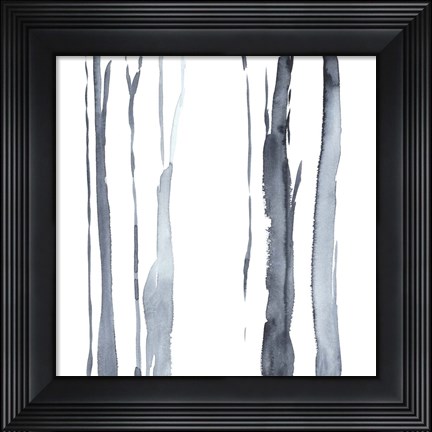Framed Snow Line I Print