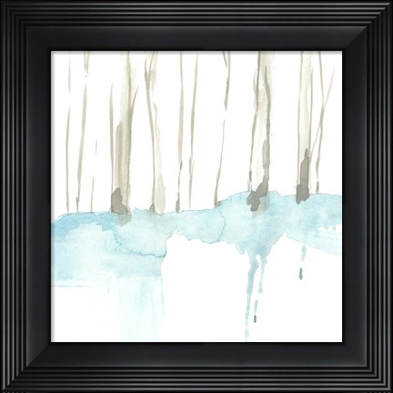 Framed Snow Line II Print