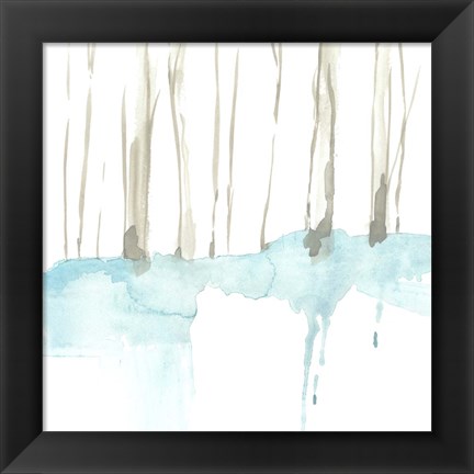 Framed Snow Line II Print