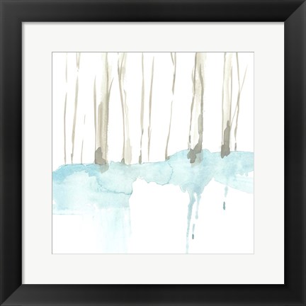 Framed Snow Line II Print