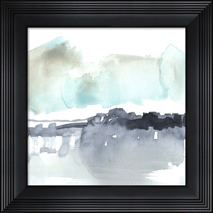 Framed Snow Line III Print