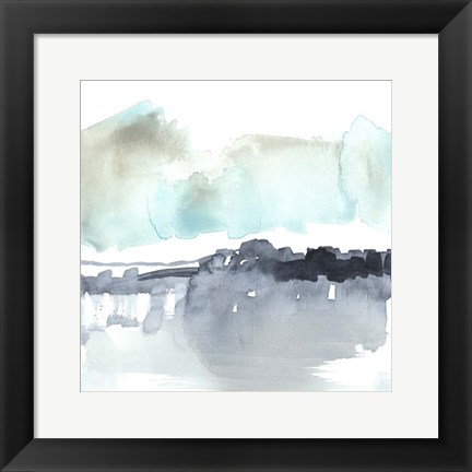 Framed Snow Line III Print