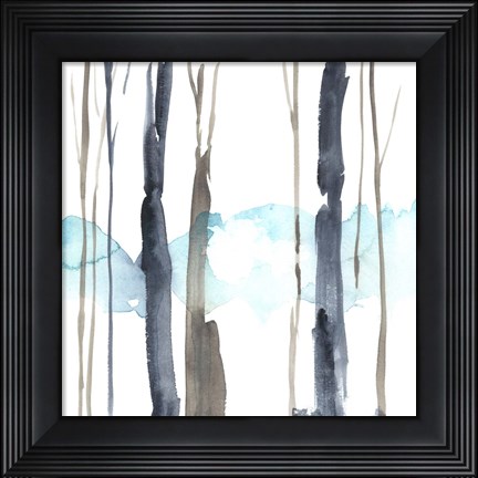 Framed Snow Line IV Print