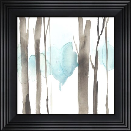 Framed Snow Line V Print